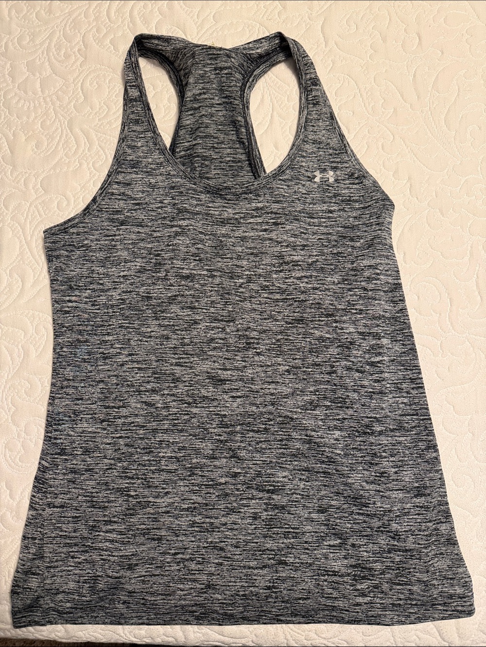 Under Armour Women's Gray Marled Racerback Tank Top